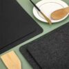 2Pcs Heat Resistant Mat for Air Fryer,BetterJonny Kitchen Countertop Protector Mat, Non-Slip Appliance Moving,Mat Kitchen Appliance Sliders Funct