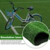 1x1m Artificial Grass Door Mat Astro Turf Grass Fake Lawn Synthetic Artificial Grass Pile Roll Mat Indoor Outdoor Landscape Garden Pet Dog Lawn(A