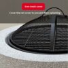 XJWWW-URG Fire Pit Outdoor BBQ Table Garden Firepit Wood Fireplace Heater Patio Deck Yard Suitable for Dining Party Camping and Garden Decoration