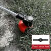 XH&XH Electric brush cutter, push cord electric lawn trimmer, garden tools, lawn mower for lawn, garden, agricultural field, 3900ma, 1 battery