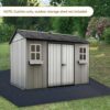 Outdoor Storage Shed Floor Mat,Waterproof Outdoor Carport Mat Non-Slip Patio Furniture Mats,Wear-Resistant,Non-Slip Backing,Washable,Thickened an