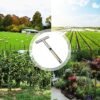 ZUCKLIGHT Soil Sampler Probe Stainless Steel Tubular T-Style Handle 12 Inch