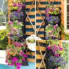 2 Pack Wall Planting Bags - 7 Pocket Hanging Vertical Wall Planter Planting Grow Bags for Indoor and Outdoor Use - Perfect for Balconies, Yards,