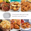 Xzeemo 2pcs Silicone Air Fryer Liners, Air Fryer Silicone Pot, Air Fryer Replacement Basket, Food Grade Silicone Baking Tray, Air Fryer Accessori