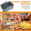 2PCS Ninja air Fryer Silicone Liners with Brush, Reusable Ninja Silicone air Fryer Liners 9.5l,Ninja air Fryer Liners AF400UK &AF300UK, Ninja Dua