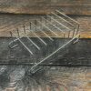 VFM - Air Fryer Wire Toast Rack - Air Fryer Accessory - 15.5cm X 8.5cm X 5.5cm for Oven and Press Cooker, Barbecue, Roasting Oven Air Fryers Oven