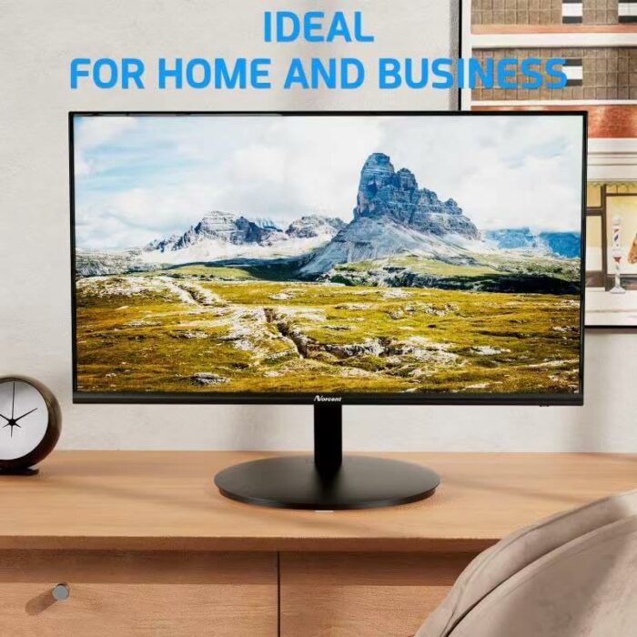 Norcent 22 Inch Monitor with HDMI VGA Port, 1080P 75Hz Full HD VA LED Ultra Thin Bezel Display, Flicker-Free, Blue Light Filter, Built-in Speaker