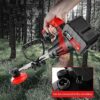 118VF 7500mah Portable Electric Grass Trimmer Handheld Lawn Mower Agricultural Household Cordless Weeder Garden Pruning Tool