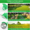 24 PCS Strimmer Blades Lawn Mower Blades Metal Blade Strimmers Replacement Accessories for Outdoor Tough Weeds Undergrowth Grass Cutting