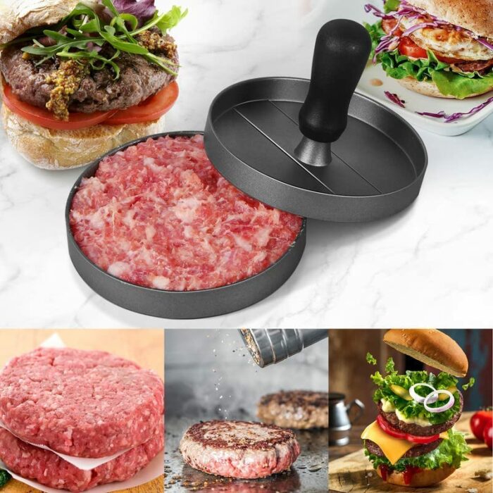 Metal Meat Grinder Accessory for Kitchenaid Stand Mixer, AMZCHEF Meat Mincer Attachment Included 3 Sausage Stuffer Tubes, 4 Grinding Plates, 1 Bu
