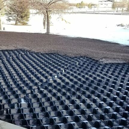 ELzEy Polyethylene Gravel Stabilized Grid Paver, Expandable Honeycomb Geogrid With Permeable Holes, And Cuttable Garden Shed Geogrid (Size : 2m x