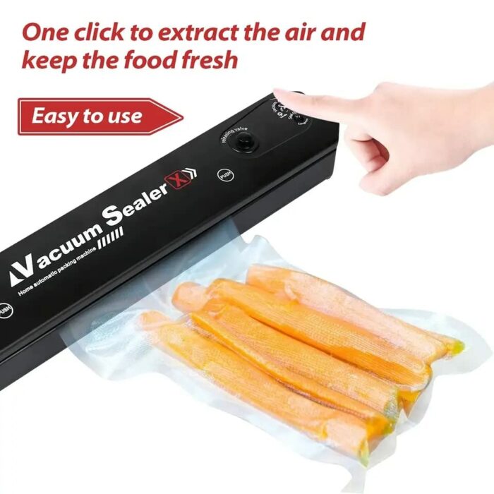 Morezhome, Vacuum Sealer, Automatic Vacuum Sealer machine, Bag sealer one-touch vacuum sealer machine, sealing dry food vacuum machine, With 10 p