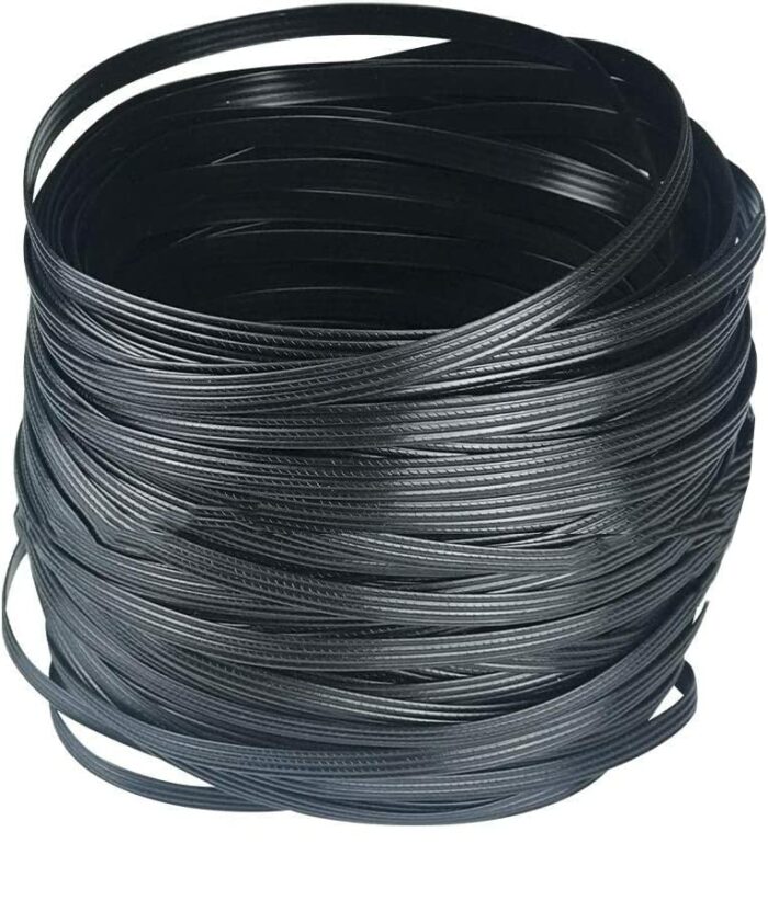 WANGCL Wicker Repair Material Kit Plastic Woven Rattan Repair Material for Outdoor Garden Patio Furniture （Black