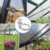 15-Pack Greenhouse Bolts and Rings, Aluminium Cropped Head Greenhouse Bolts and Nuts, Creating Suspension Anchors Point In Glazed Steel Channels
