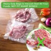 Vacuum Food Sealer Bags 20CMx30CM 100Bags + 15CMx25CM 100Bags Commercial Grade Textured Vacuum Sealer Bag for Sous Vide Cooking, BPA Free