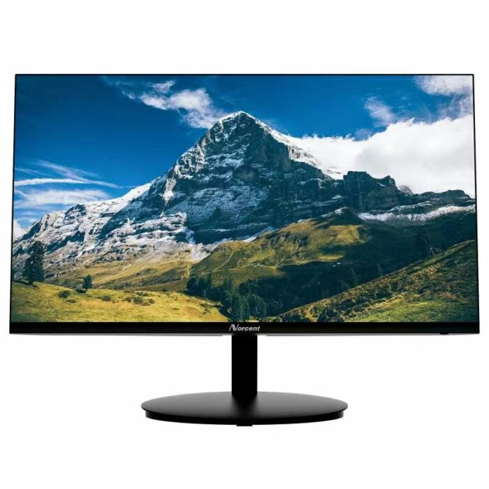 Norcent 22 Inch Monitor with HDMI VGA Port, 1080P 75Hz Full HD VA LED Ultra Thin Bezel Display, Flicker-Free, Blue Light Filter, Built-in Speaker