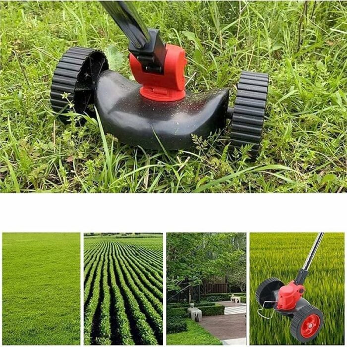 Detachable Lawn Mower Wheel Electric Grass Trimmer Auxiliary Tool Bilateral Wheel, Lawn Mower Wheels Power Tools Accessories, Lawn Trimmer Head A
