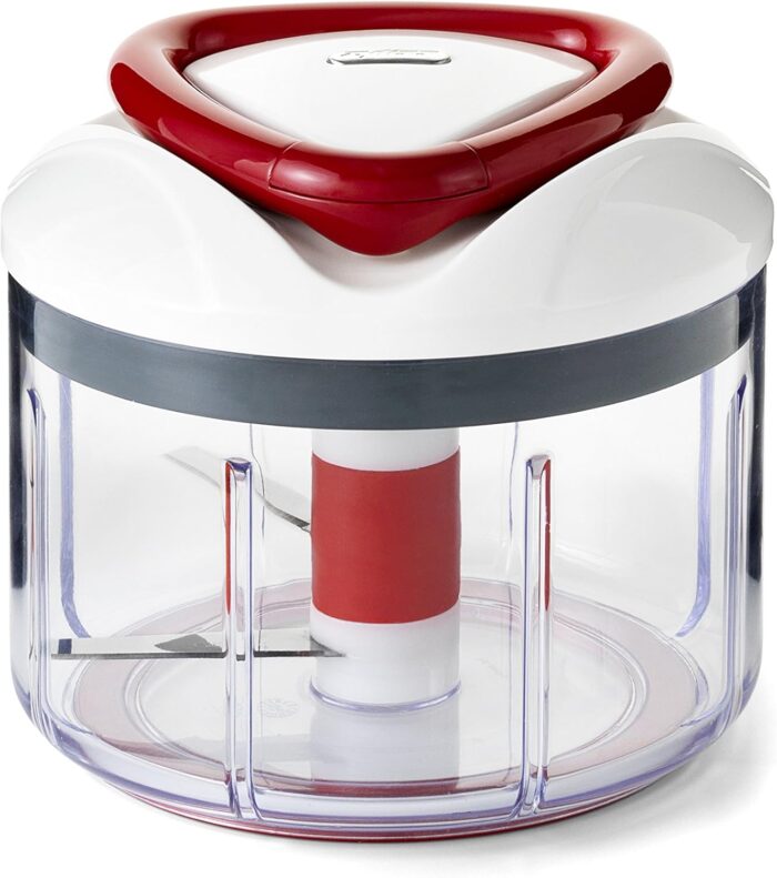 ANHA Pull & Chop (JUMBO) Food Processor, Multi-Function Manual Food Processors & Hand Chopper/Mixer/Blender (9OOml)
