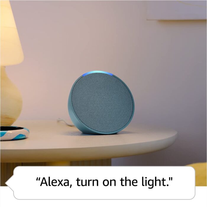 Echo Pop (Newest gen) Full sound compact Wi-Fi and Bluetooth smart speaker with Alexa Charcoal