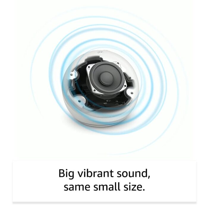 Echo Dot (Newest gen) Big vibrant sound Wi-Fi and Bluetooth smart speaker with Alexa Charcoal
