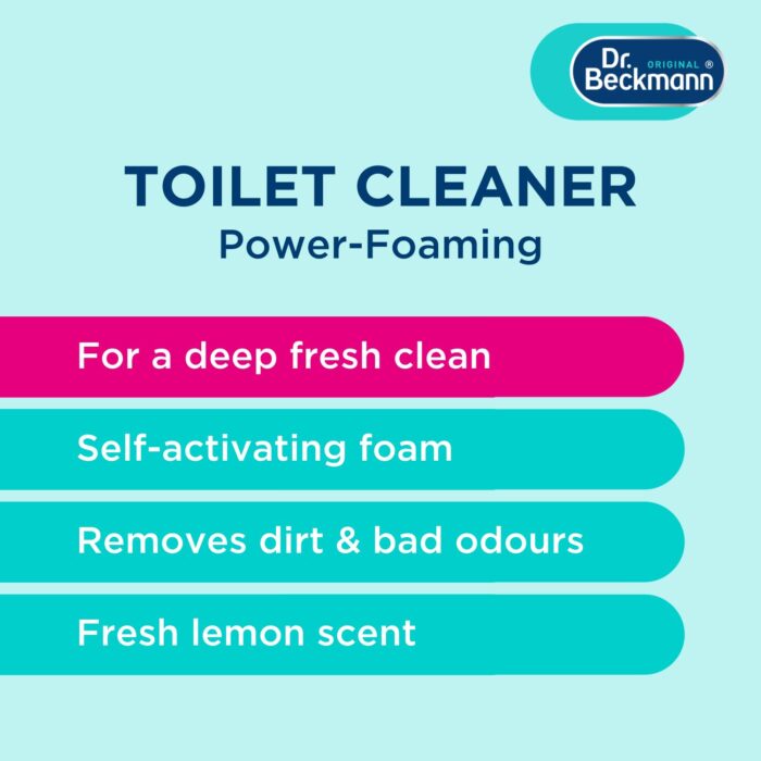 Dr. Beckmann Power-Foaming Toilet Cleaner | For Deep Fresh Cleaning