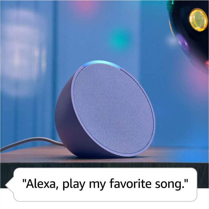 Echo Pop (Newest gen) Full sound compact Wi-Fi and Bluetooth smart speaker with Alexa Charcoal