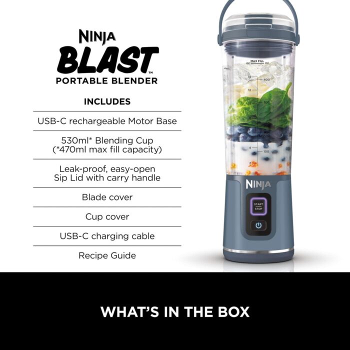 Ninja Blast Portable Blender Blue