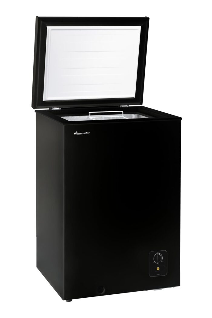Fridgemaster Chester Freezer 4 Star Freezer Rating 95L Black E Rated
