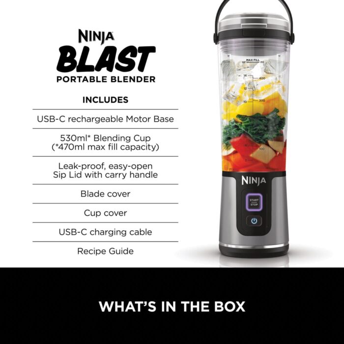 Ninja Blast Portable Blender Black