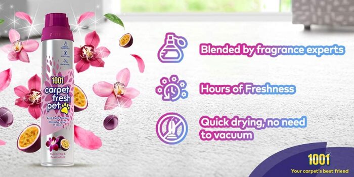 1001 Carpet Fresh Pet - Thai Orchid Passionfruit - 300ml