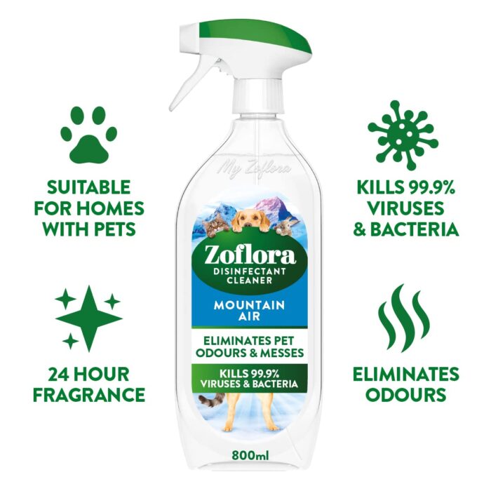 Zoflora Mountain Air Multipurpose Disinfectant Trigger Spray