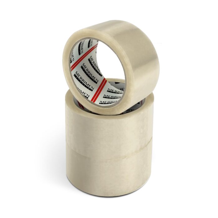Strong Heavy Duty Roll Pack Clear Packaging Tape (48MM x 66M) (3 rolls, Clear)