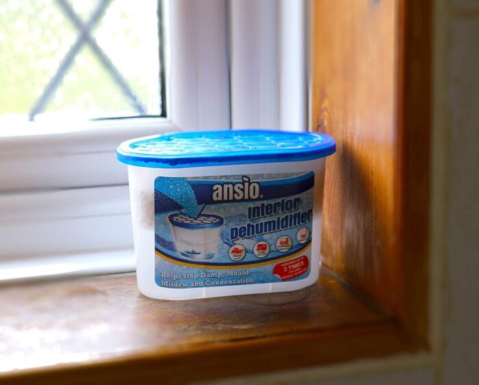 ANSIO Dehumidifier 500ml Pack of 5 Condensation Remover Moisture Absorber Dehumidifiers for Damp