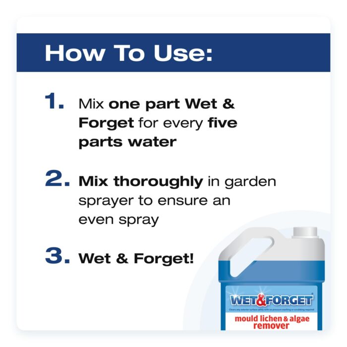 Wet Forget Mould, Lichen Algae Remover