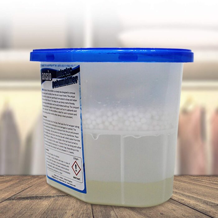 ANSIO Dehumidifier 500ml Pack of 5 Condensation Remover Moisture Absorber Dehumidifiers for Damp