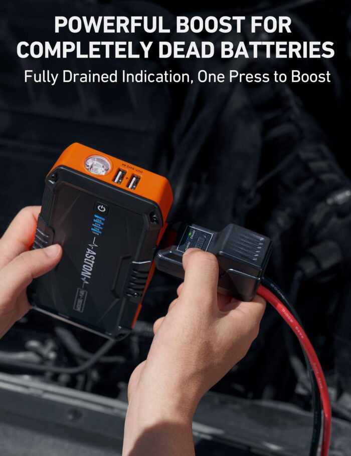 AstroAI S8 Car Battery Booster Jump Starter Power Pack