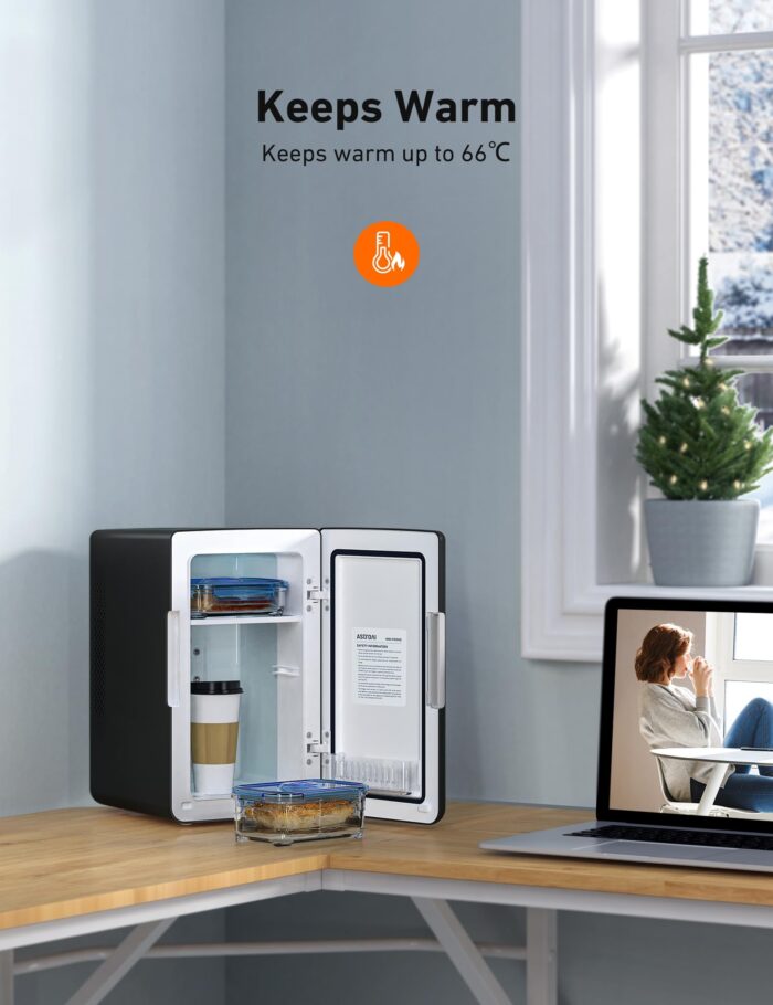 AstroAI Mini Fridge 6 Litre 8 Can Cooler and Warmer