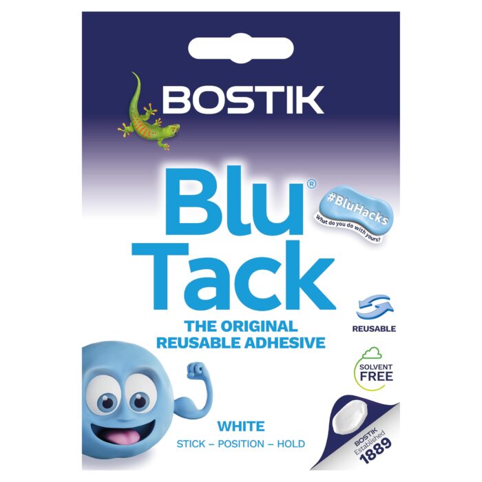 Blu Tack Multipurpose Reusable Adhesive Clean Safe