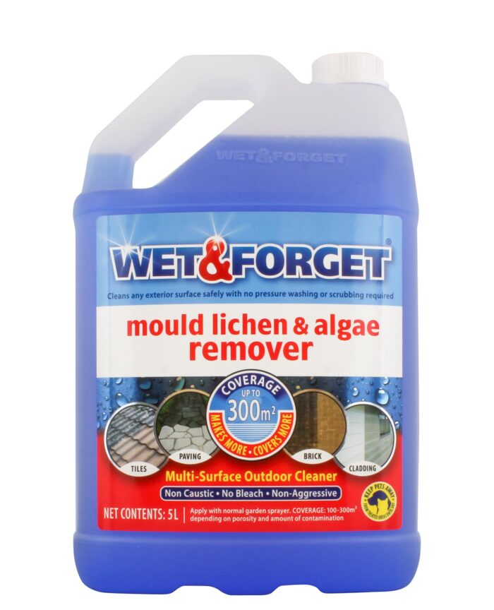 Wet Forget Mould, Lichen Algae Remover, Outdoor Cleaning Solution