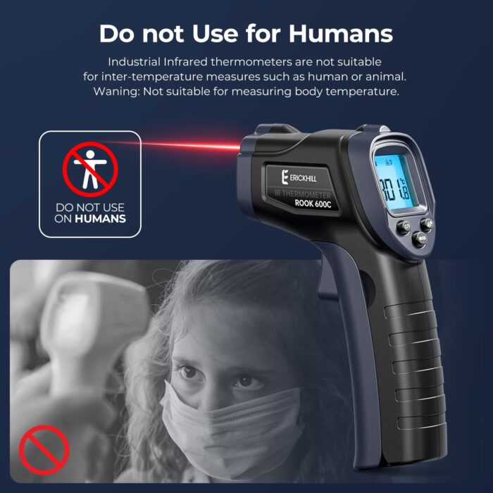 Infrared Thermometer -50℃~600℃ Compact Size Non-Contact Laser Thermometer
