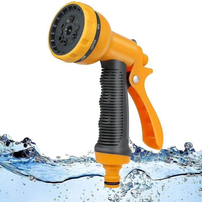 Garden Hose Pipe Spray Gun 10 Adjustable Patterns Hose Nozzle
