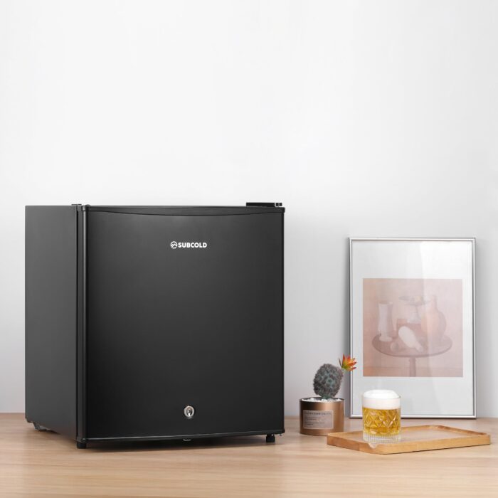 Subcold Eco50 Mini Fridge White Table-Top Model 45L, Black