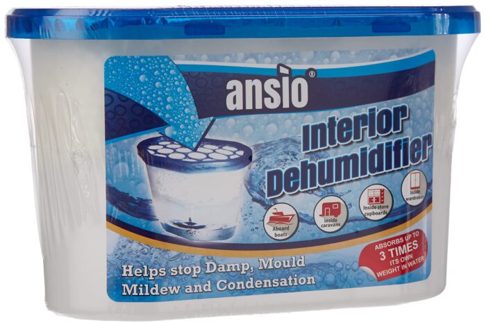 ANSIO Dehumidifier 500ml Pack of 10 Condensation Remover Moisture Absorber Dehumidifiers for Damp, Mould, Moisture in Home, Kitchen, Wardrobe, Bedroom