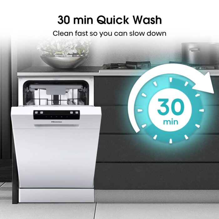 Hisense Dishwasher White HS523E15WUK Slimline