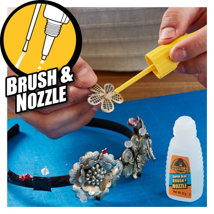 Gorilla Super Glue 2-in-1 BrushNozzle 12g