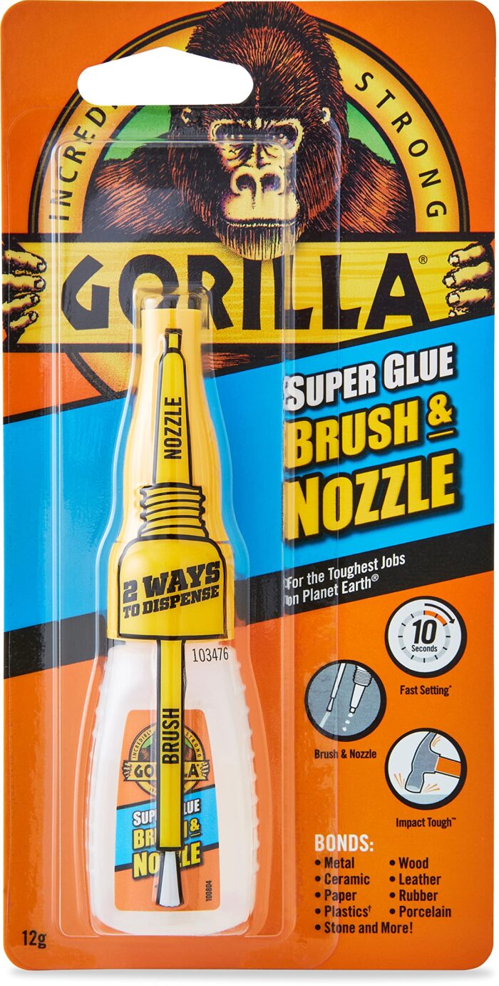 Gorilla Super Glue 2-in-1 BrushNozzle 12g