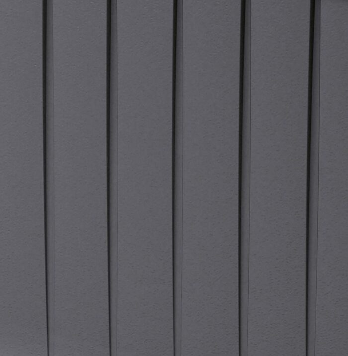 Keter Marvel+ 270L Outdoor 65% recycled Garden Furniture Storage Box Graphite Wood Panel Effect | Fade Free | All Weather Resistant 2 year Warranty