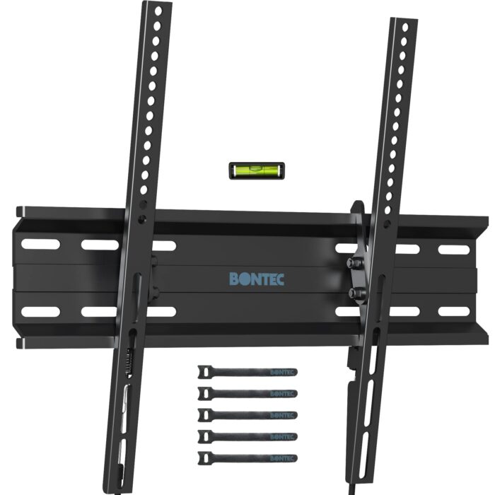 Ultra Slim TV Wall Mount 23-60", Tilt, 30mm Profile, VESA 400x400, 45kg Load, 5 Cable Ties Included